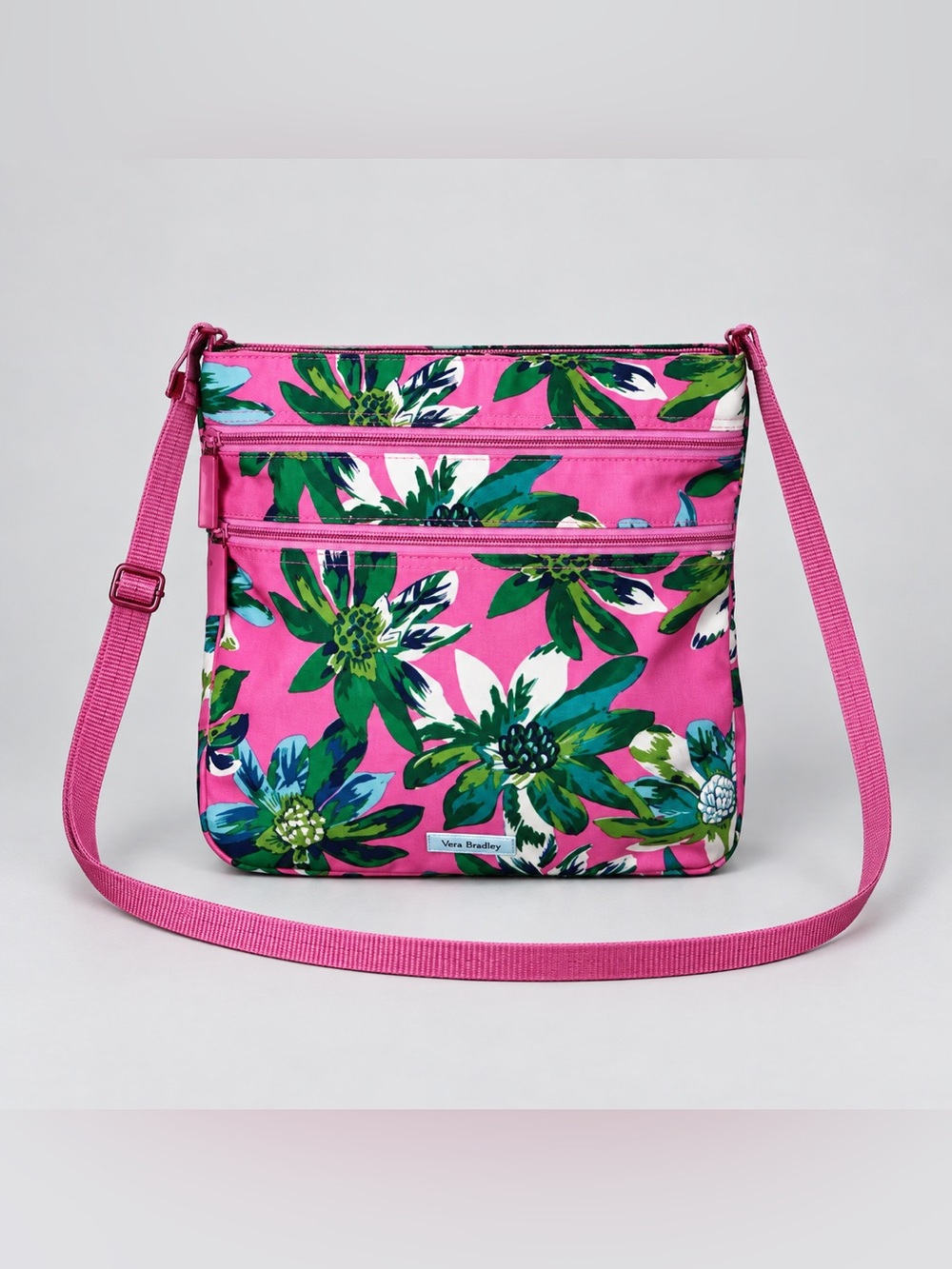 Vera Bradley Tropical Paradise Lighten Up Hipster Bag Purse Beach Coastal